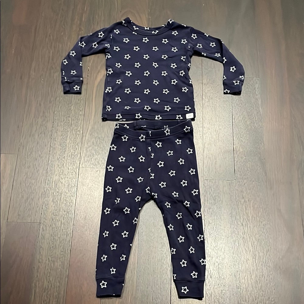 GAP navy glitter star pajamas